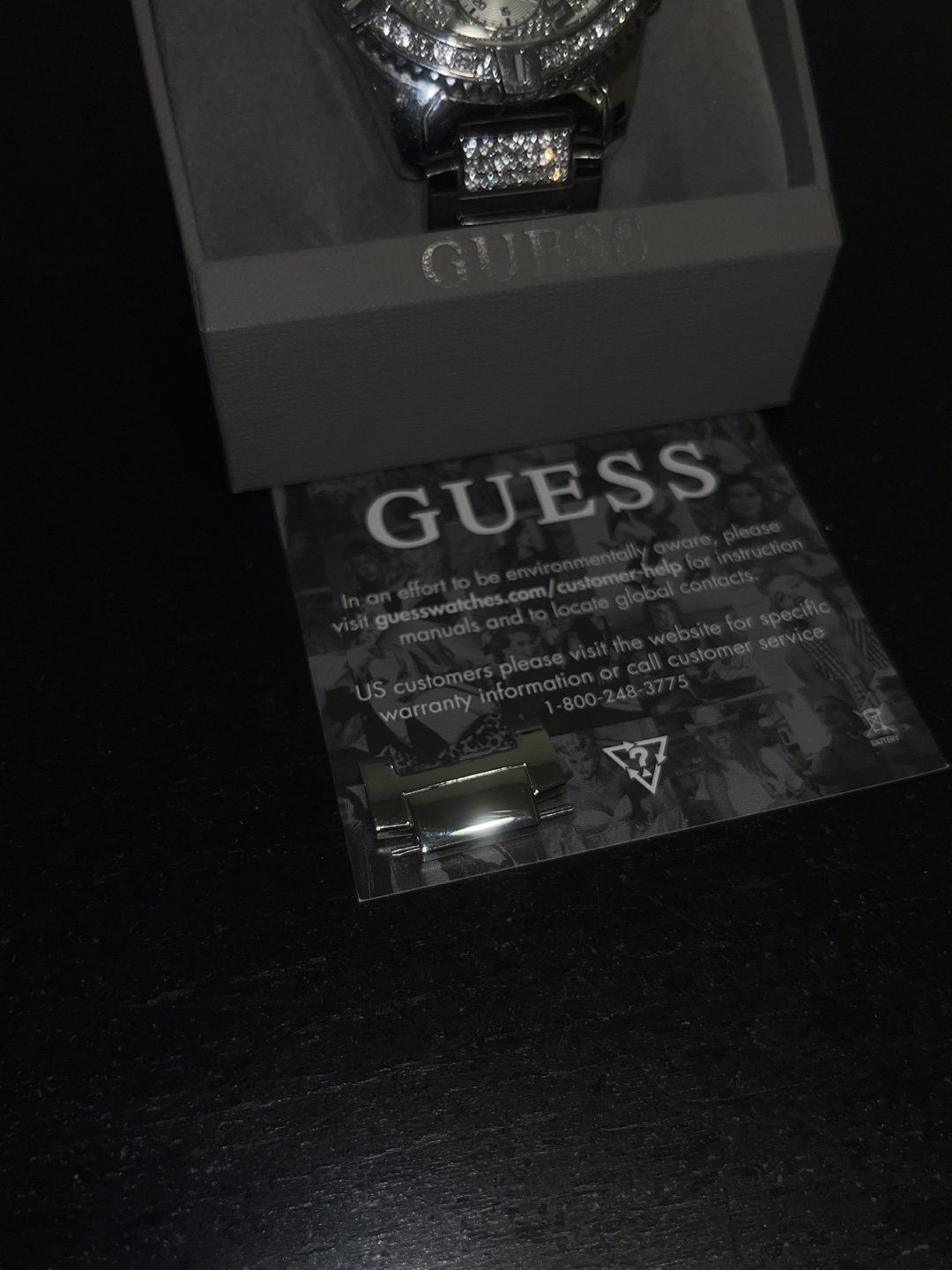 Guess Chronograph Watch with Crystals - photo 4