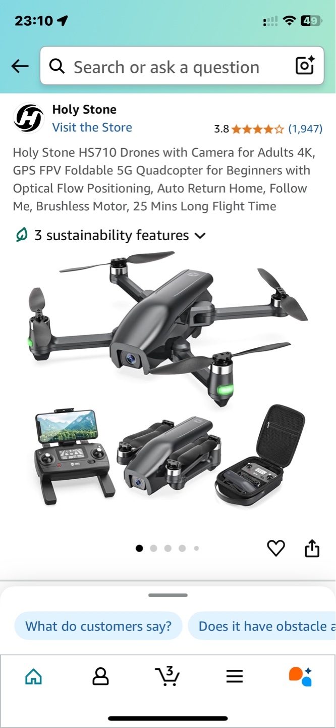 Holy Stone HS710 Drone with Carrying Case - photo 4