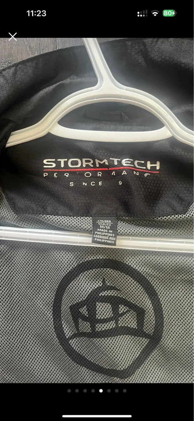 Stormtech men’s breathable rain jacket size M image indicator(5)