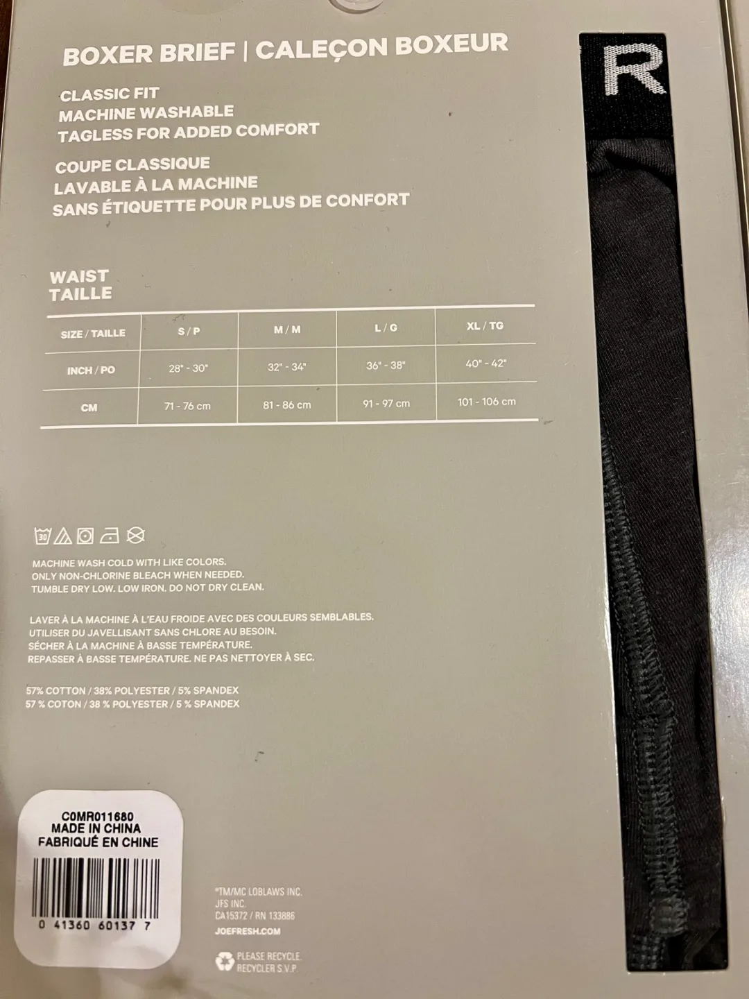 Brand new Joe Fresh Men's Boxer Briefs - 4 Pack - Size Large image indicator(3)