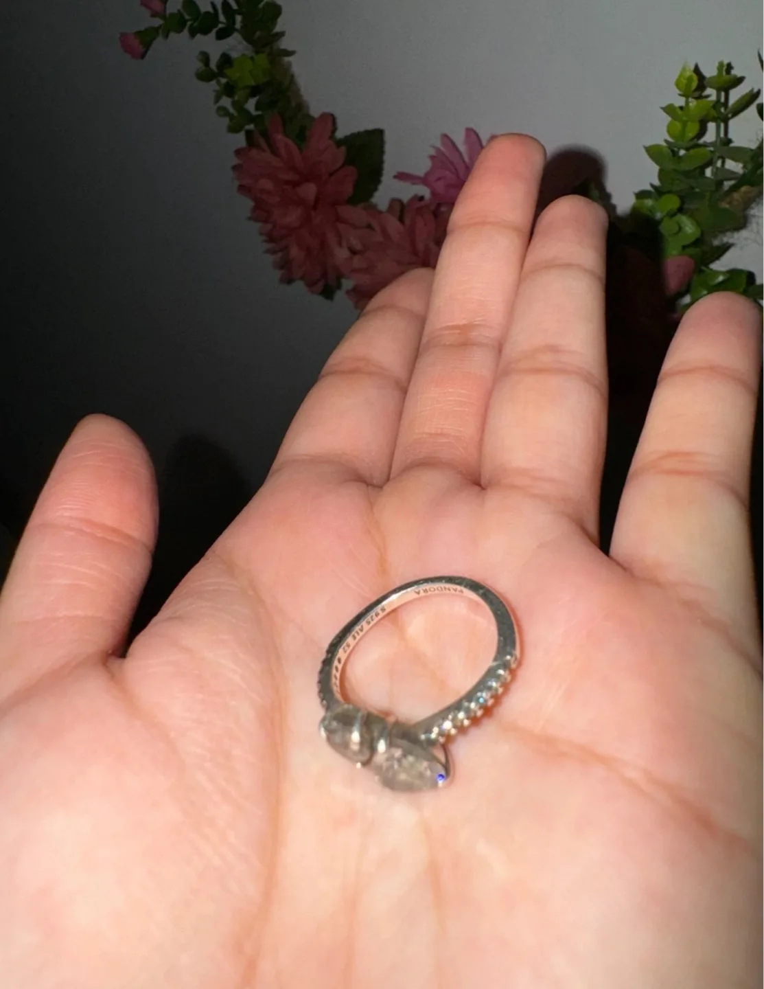 Pandora Double Heart Ring image indicator(4)