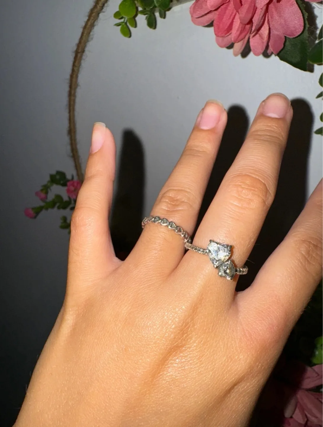 Pandora Double Heart Ring image indicator(3)