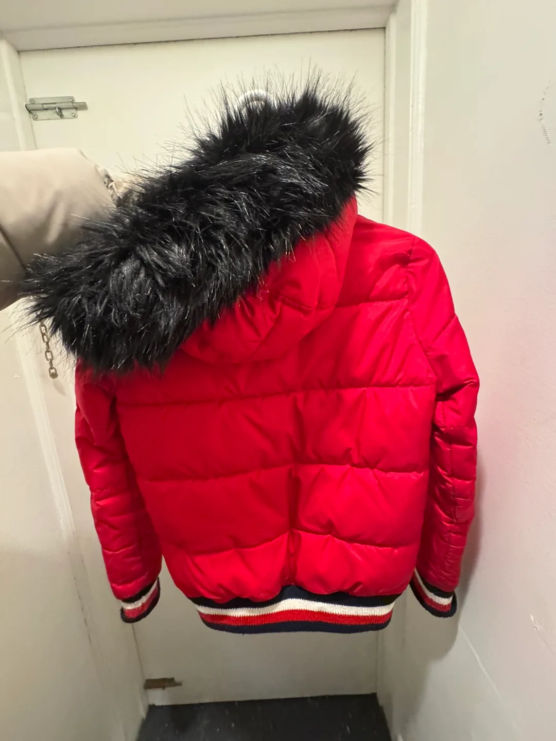 Tommy Hilfiger Red Puffer Jacket - XXS image indicator(4)