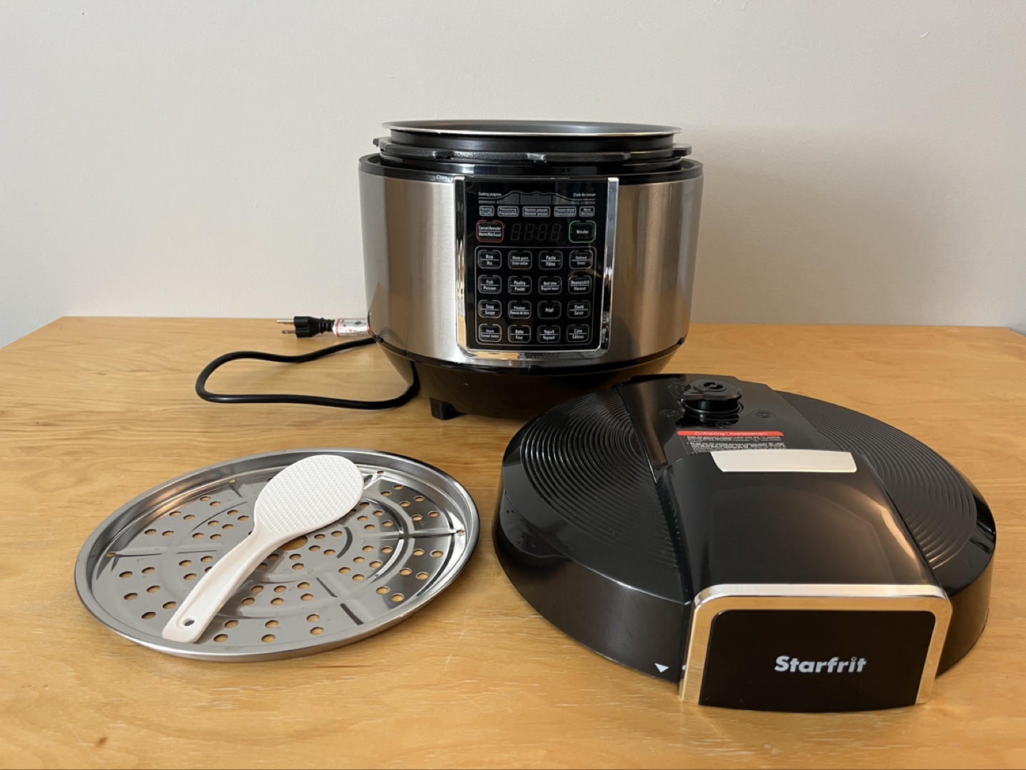 Electric Pressure Cooker, 8 liter, Small, Silver