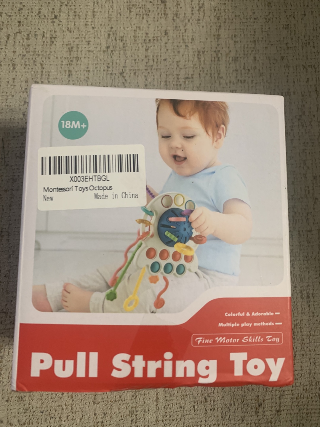 Montessori Toys Octopus Pull String Toy - photo 3