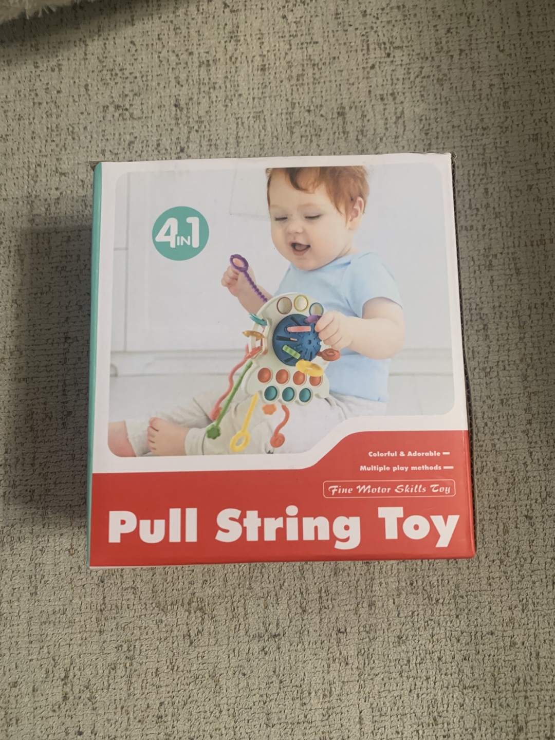 Montessori Toys Octopus Pull String Toy