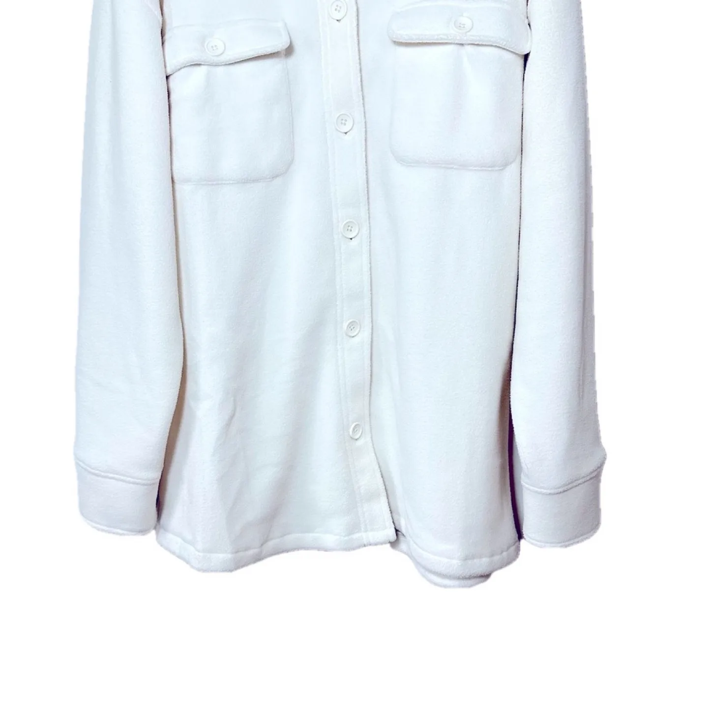 NWT Simons TWIK White Fleece Shirt Jacket image indicator(4)