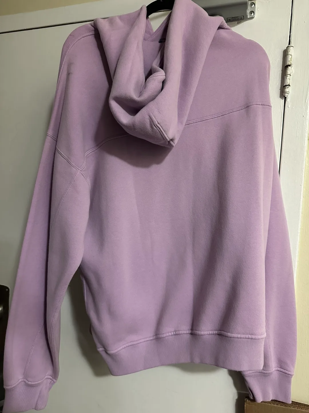 Abercrombie & Fitch Oversized Lavender Hoodie image indicator(3)
