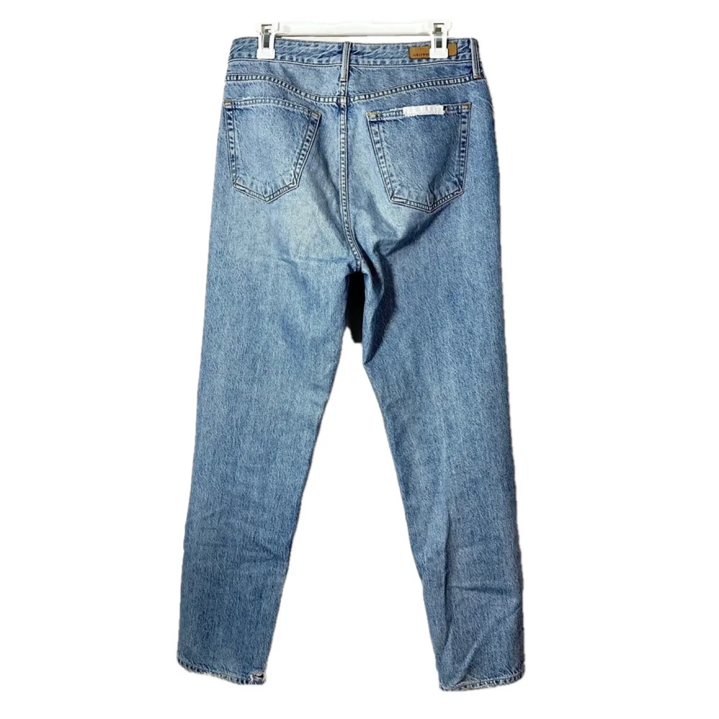 GRLFRND Devon Jeans - Botton Fly Crop Light Wash - Size 29 image indicator(2)