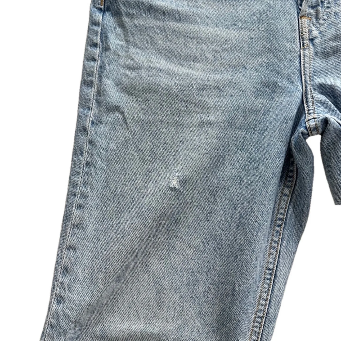 GRLFRND Devon Jeans - Botton Fly Crop Light Wash - Size 29 image indicator(7)