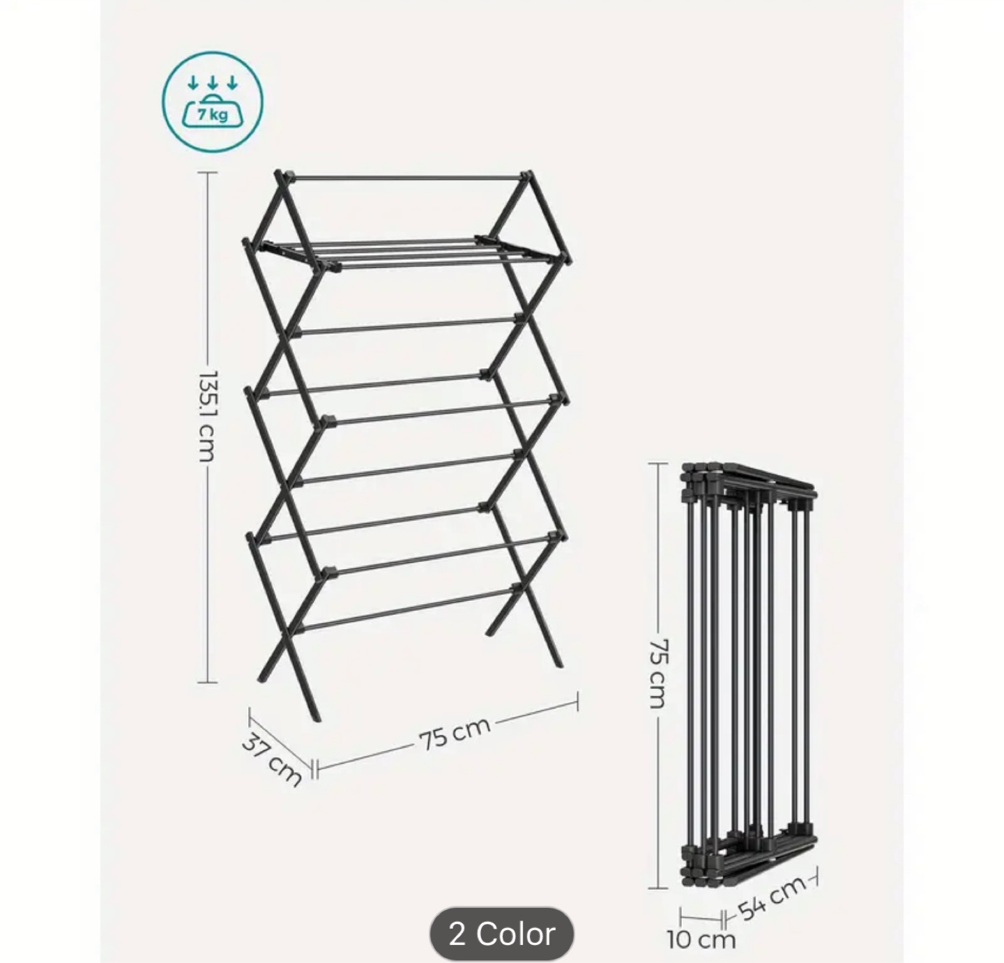 Foldable Clothes Drying Rack