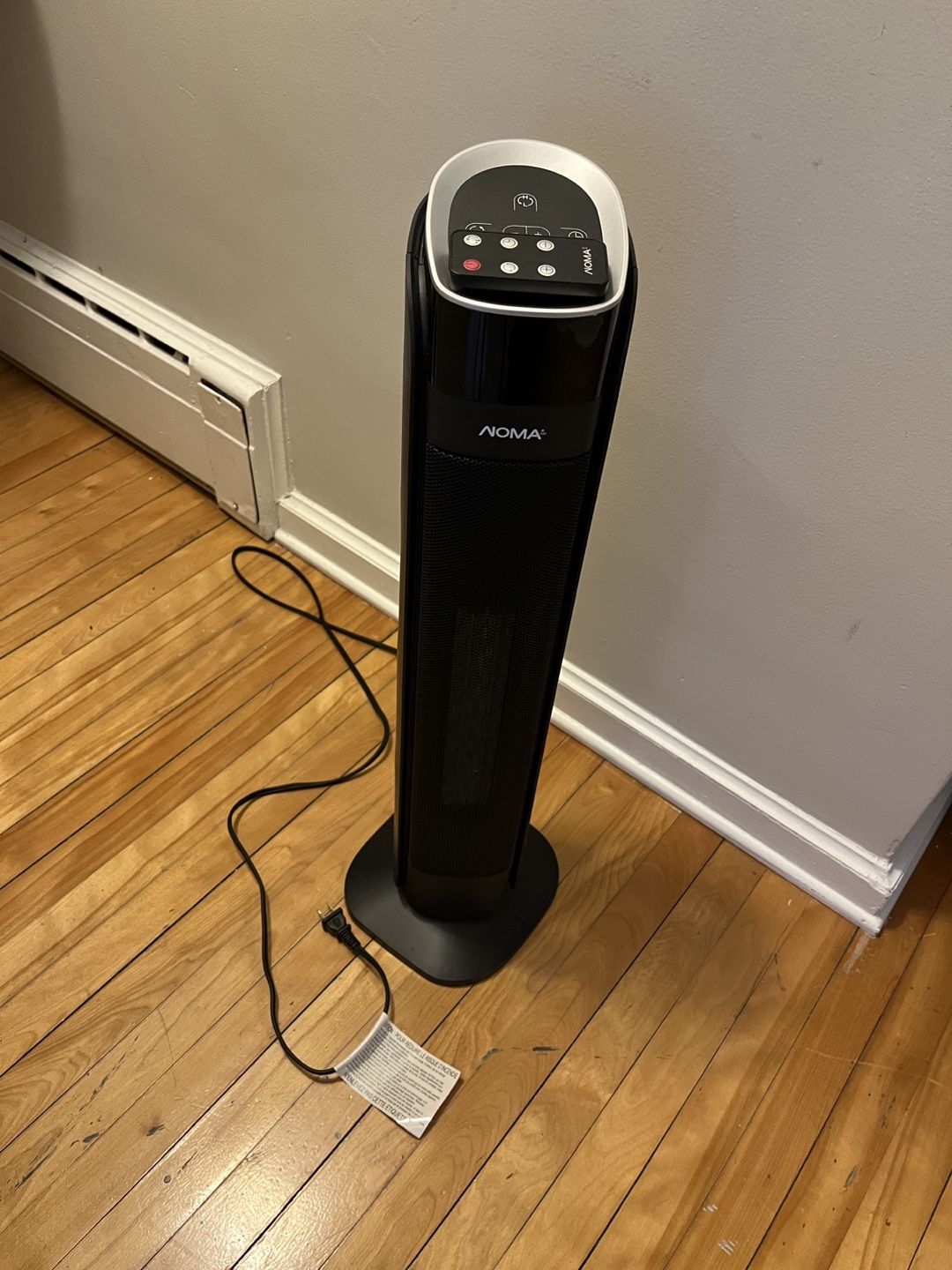 NOMA 30" Oscillating Digital Ceramic Tower Heater - photo 2