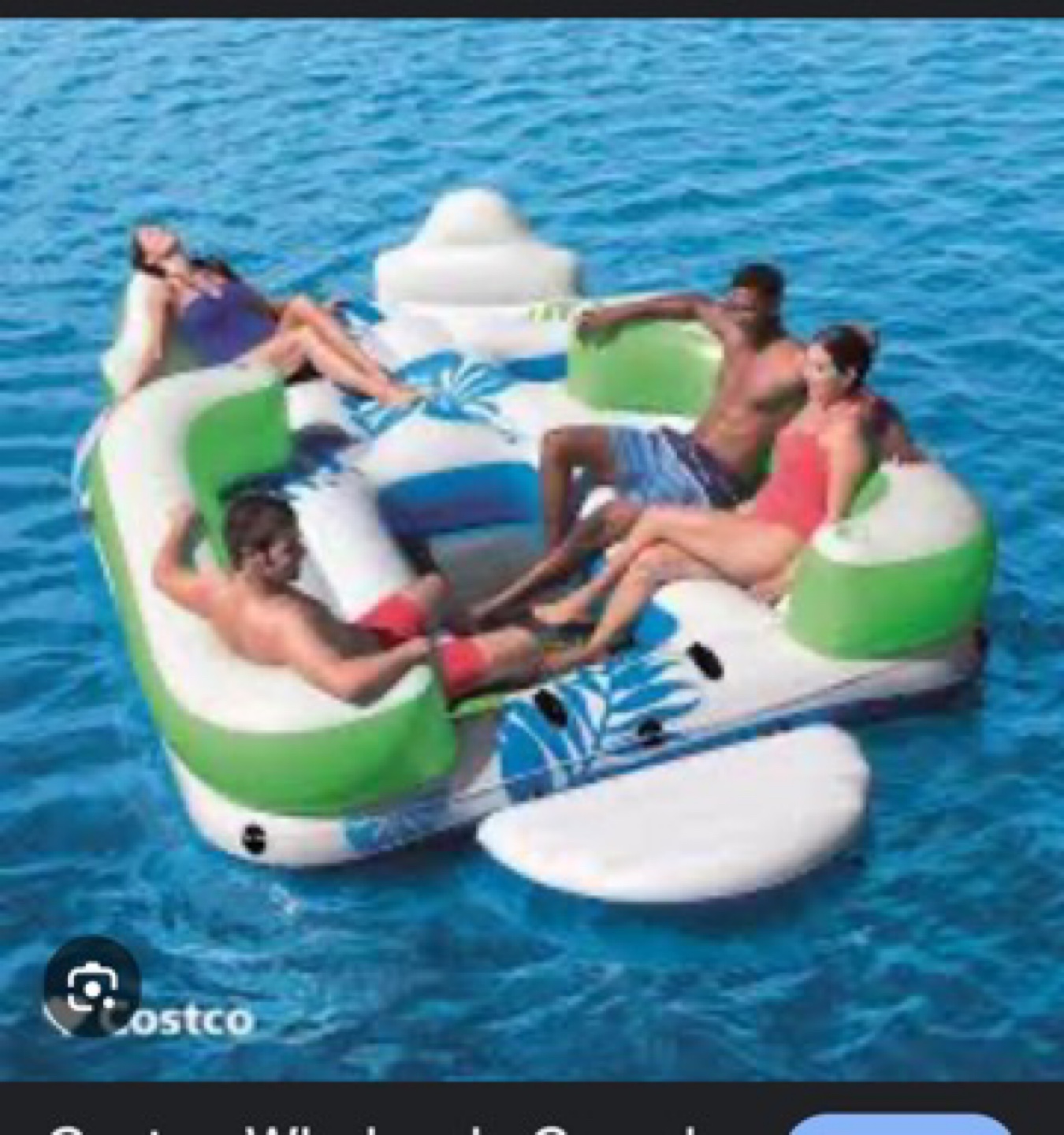 Costco Summer Drift Island Inflatable Floating Island