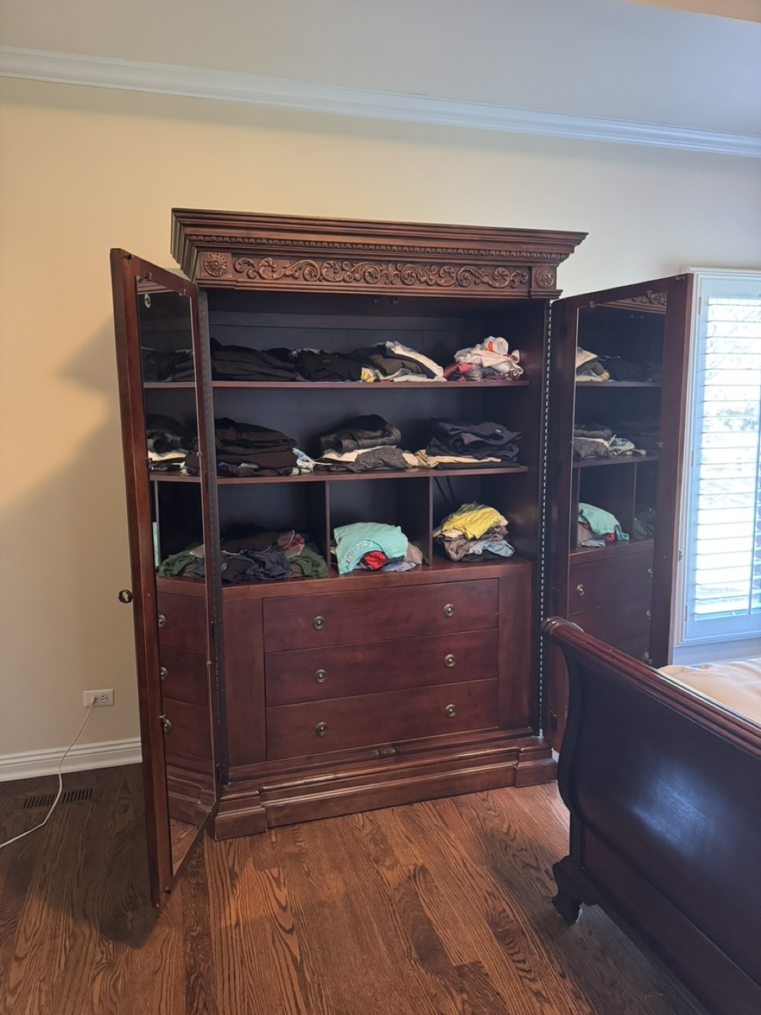 Armoire with Shelves and Drawers - photo 2