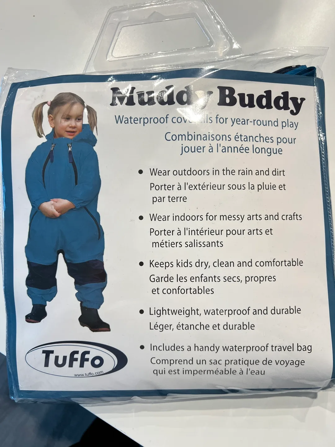 Tuffo unisex baby muddy buddy coveralls 2T, Blue image indicator(2)