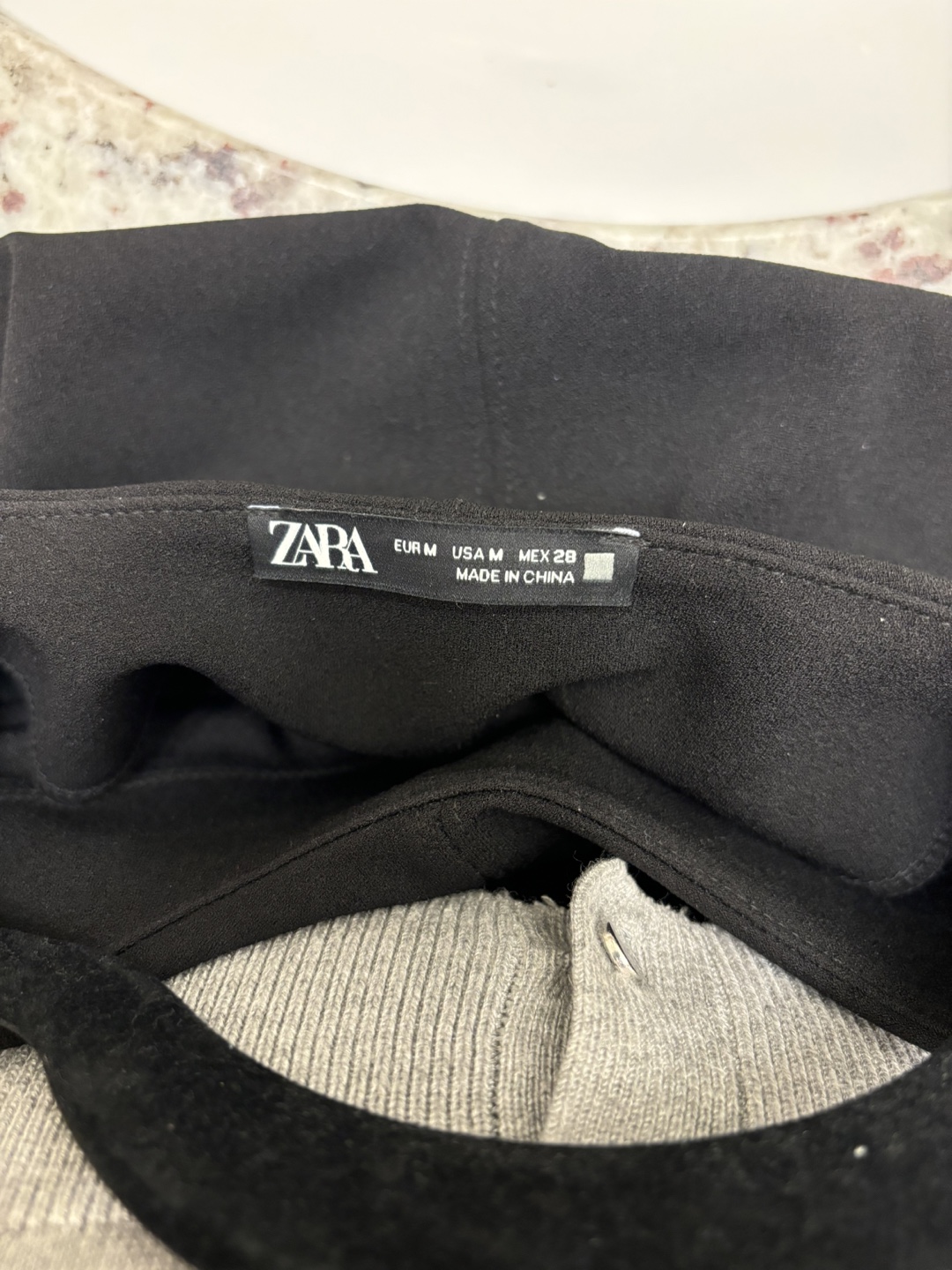 Zara Black Midi Dress Size M - photo 2