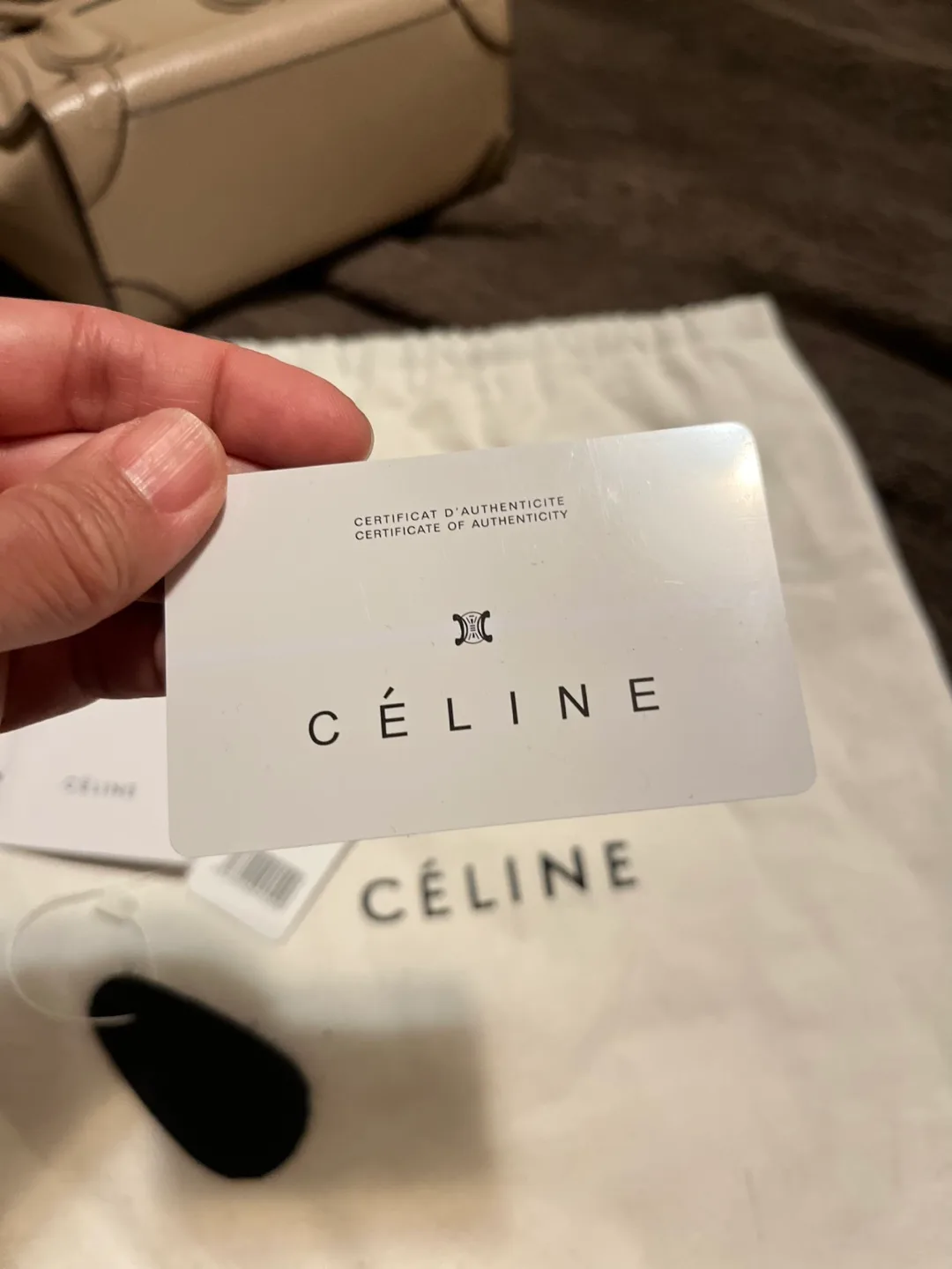 Celine Nano Luggage Tote Bag image indicator(3)