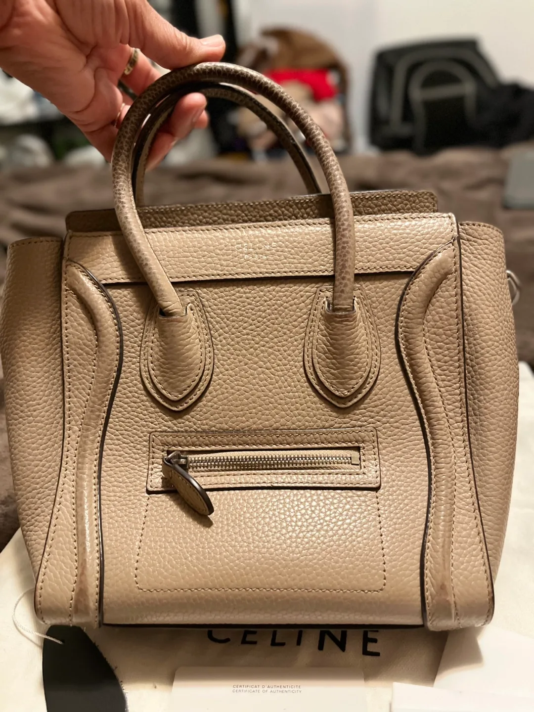 Celine Nano Luggage Tote Bag image indicator(4)