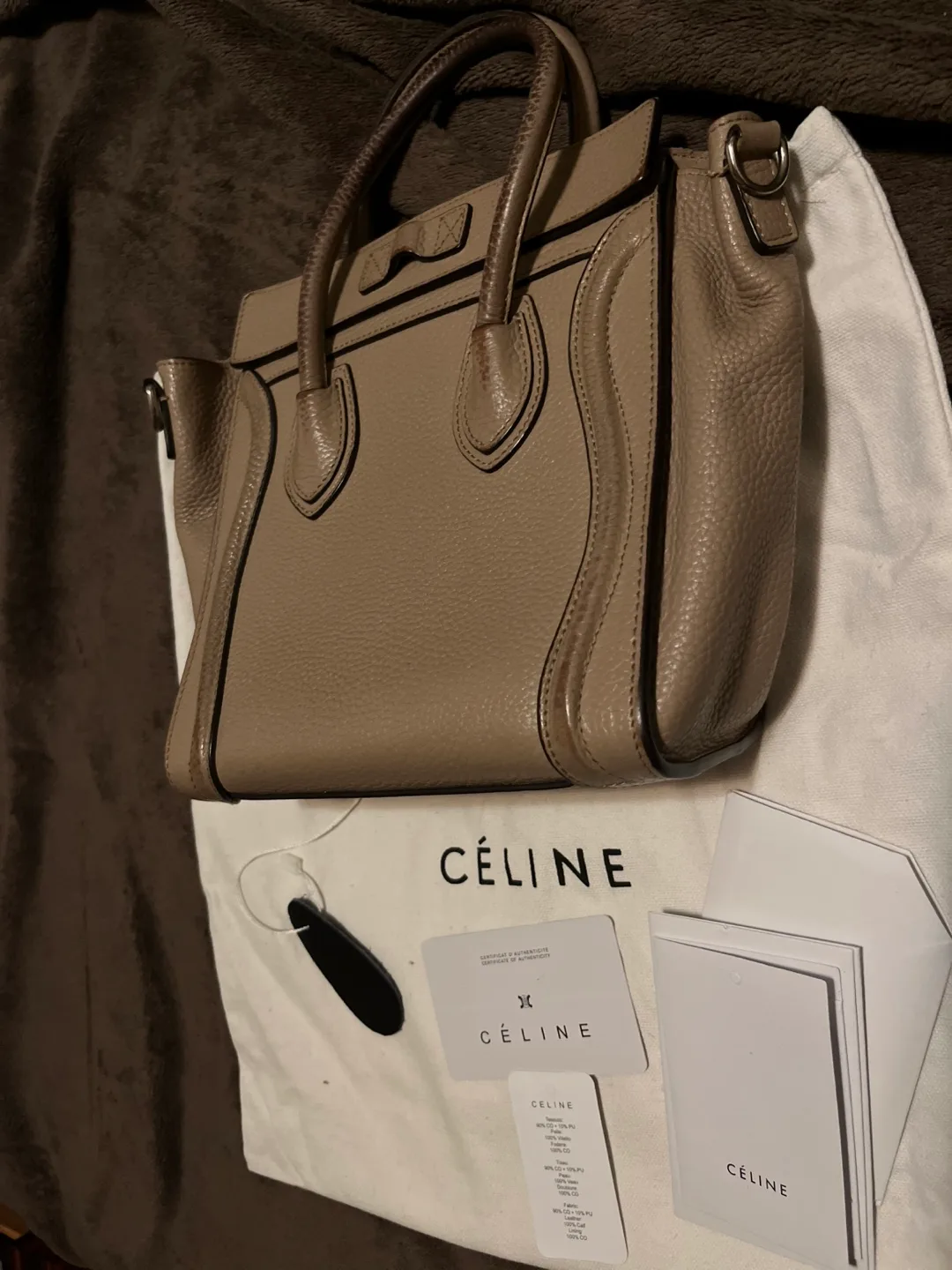 Celine Nano Luggage Tote Bag image indicator(2)