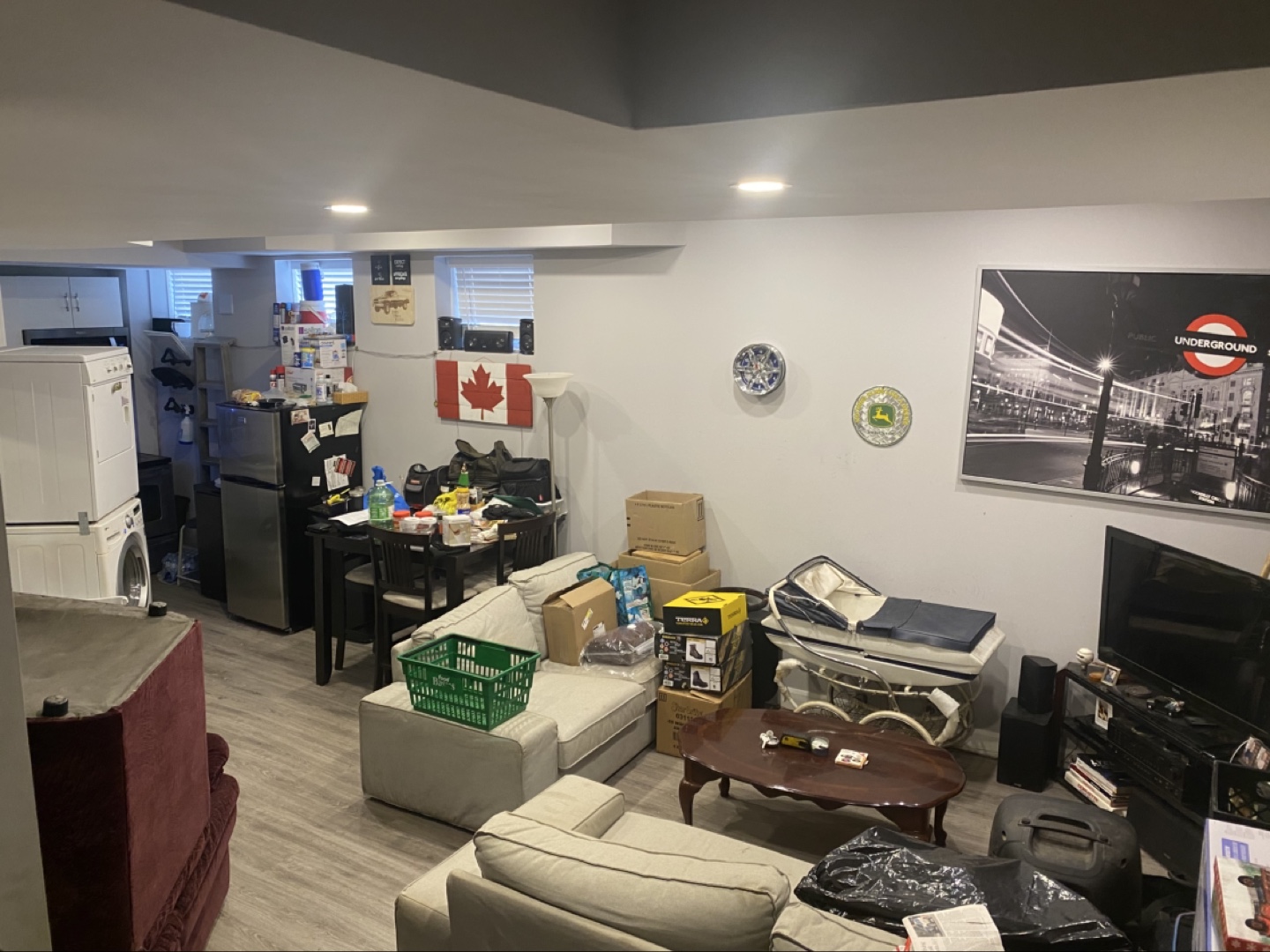 Basement for rent in a beautiful neighborhood.