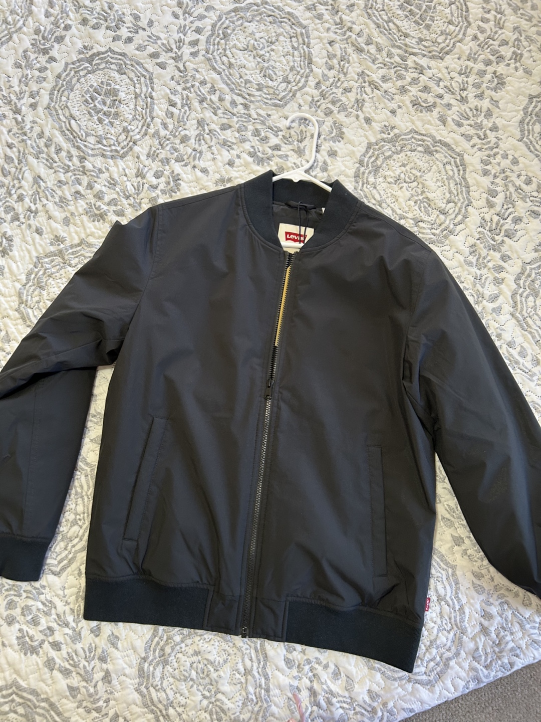 New Levi's Men's Size Small Black Bomber Jacket