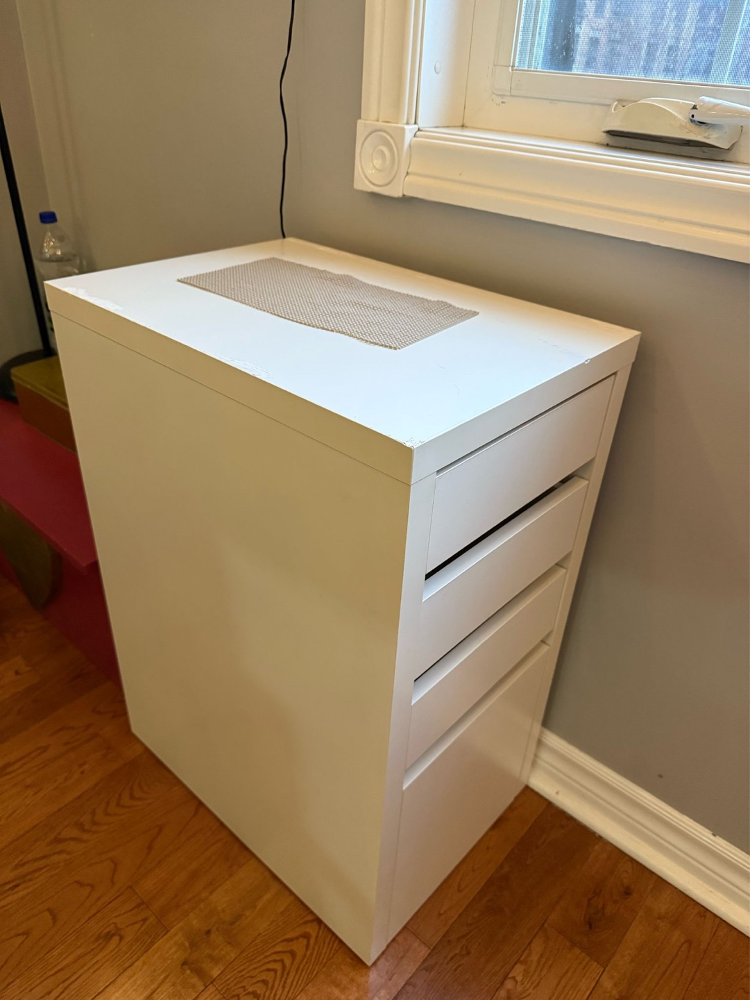 White IKEA MALM 3-Drawer Chest - photo 2