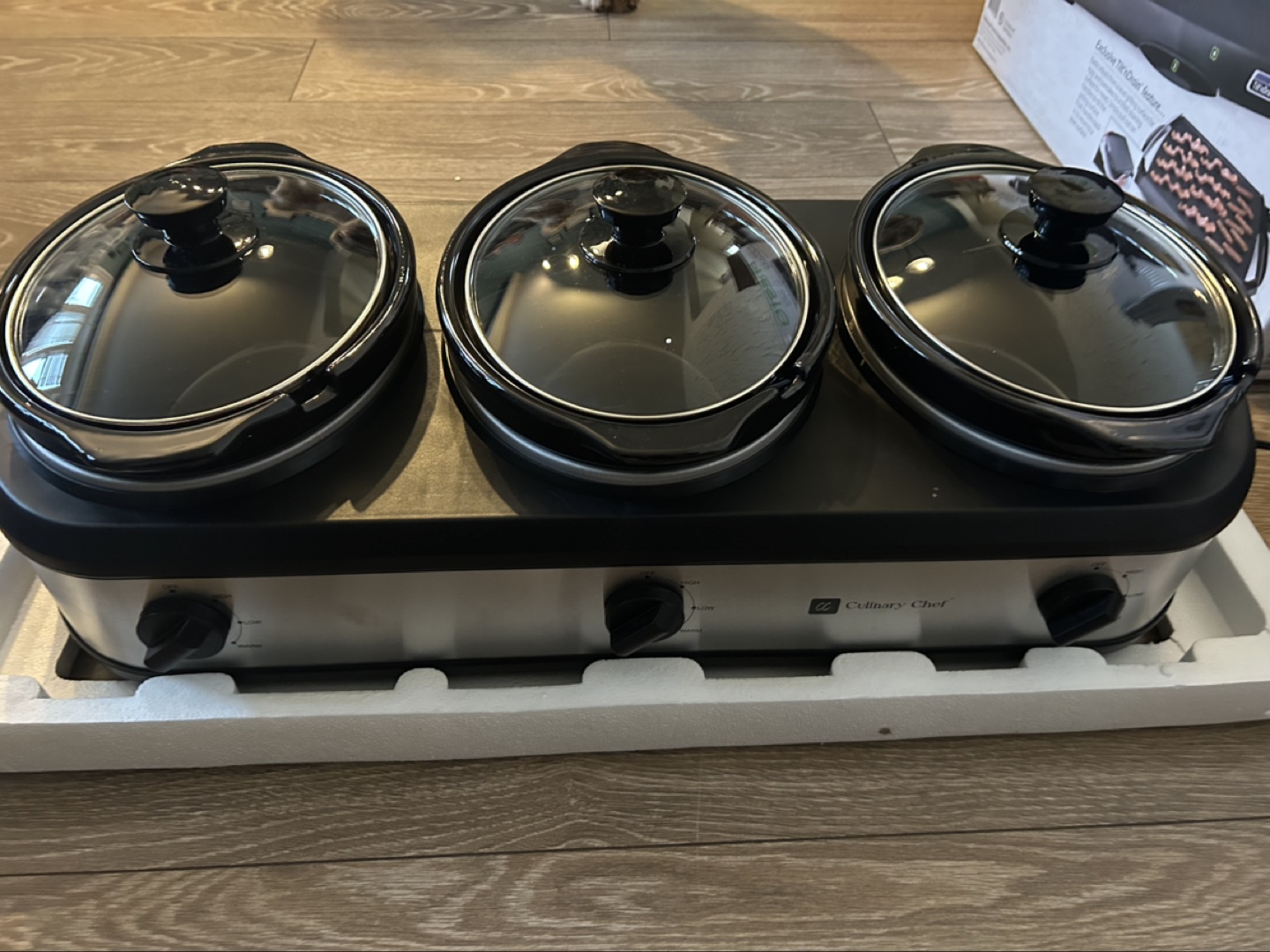 Culinary Chef 3-in-1 Slow Cooker & Server