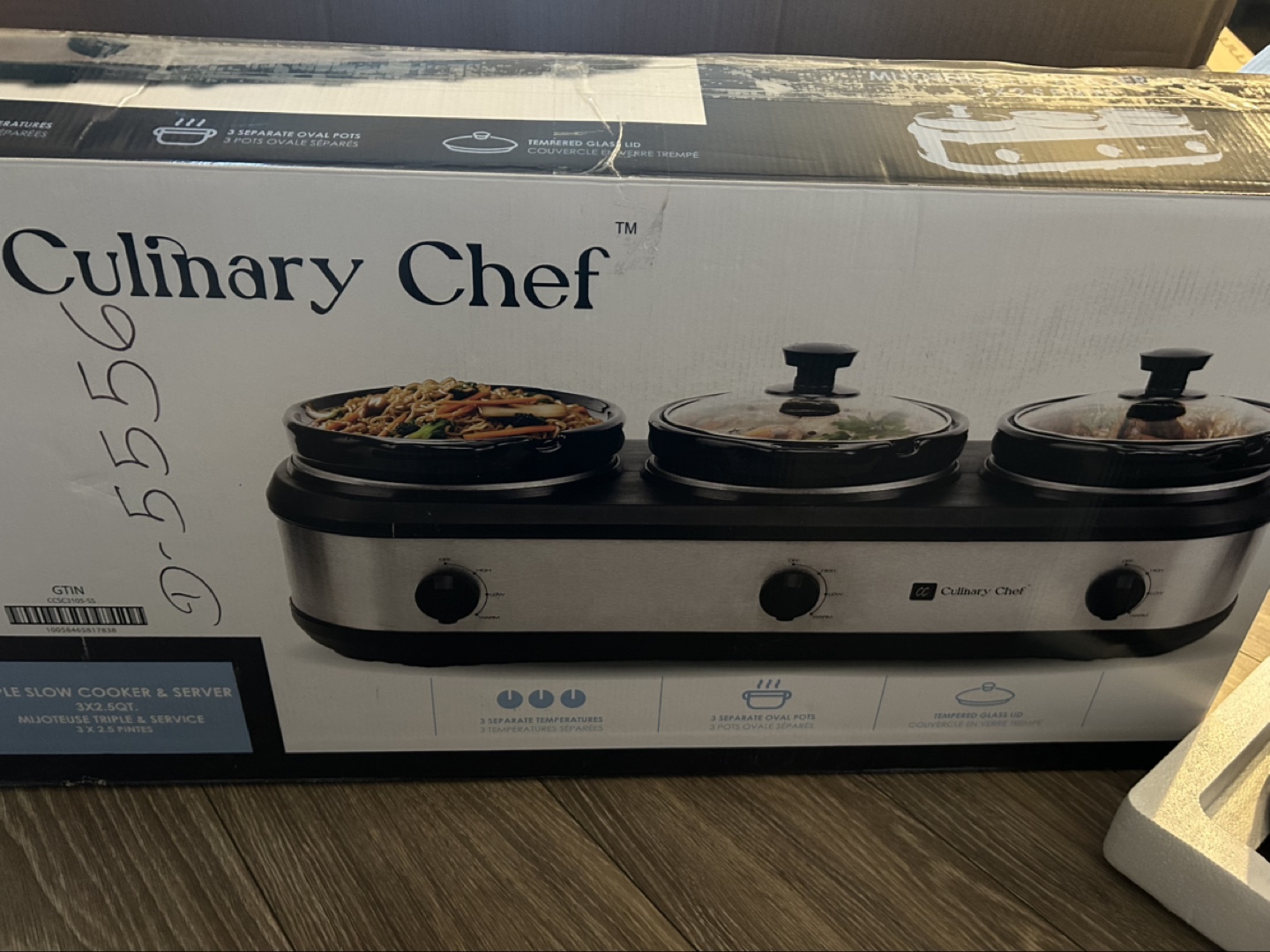 Culinary Chef 3-in-1 Slow Cooker & Server - photo 2