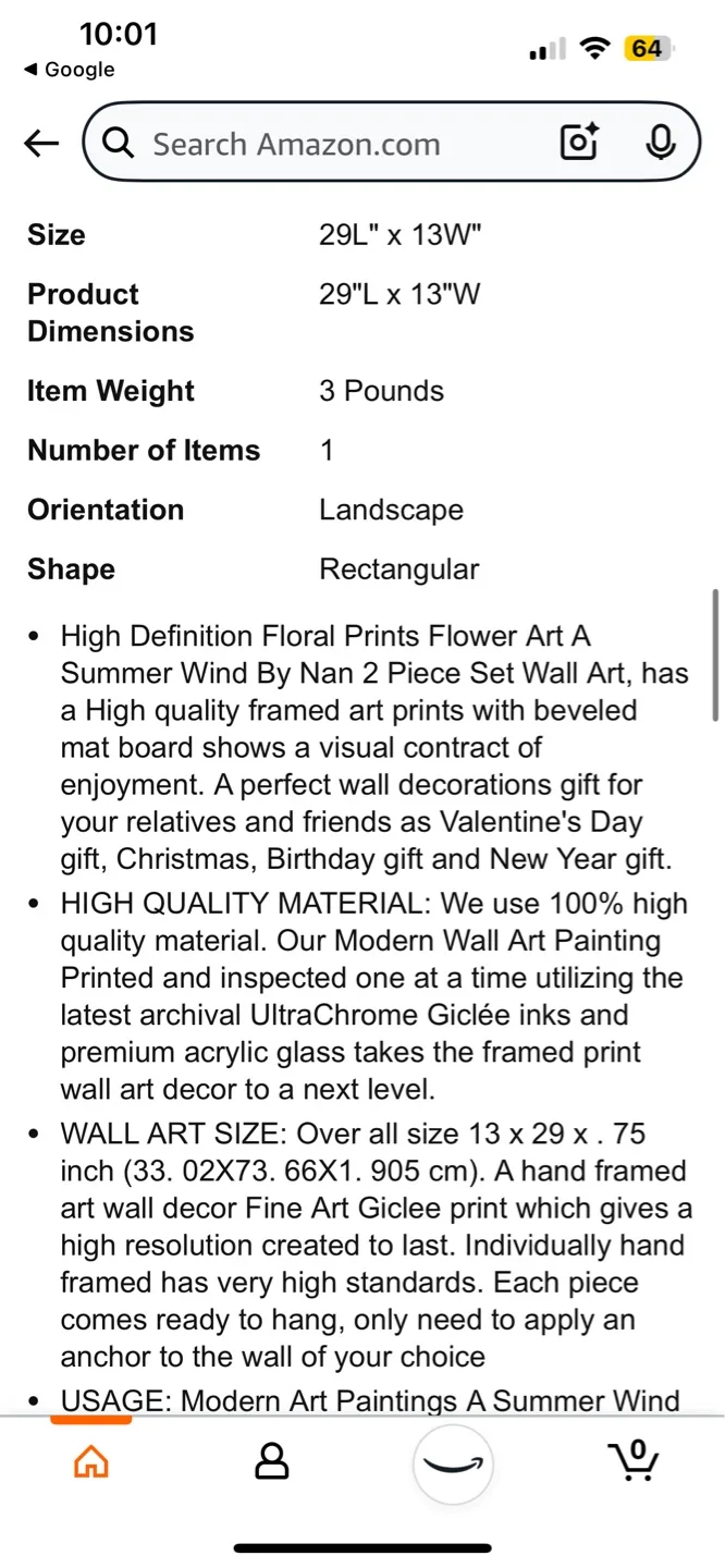 Framed Floral Prints Set of 2 image indicator(3)