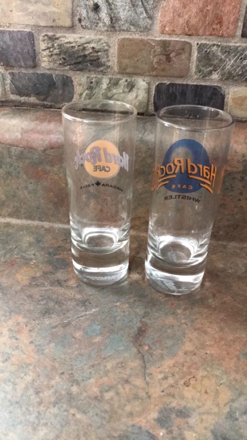 Hard Rock Cafe Shot Glasses - Whistler & Niagara Falls image indicator(2)
