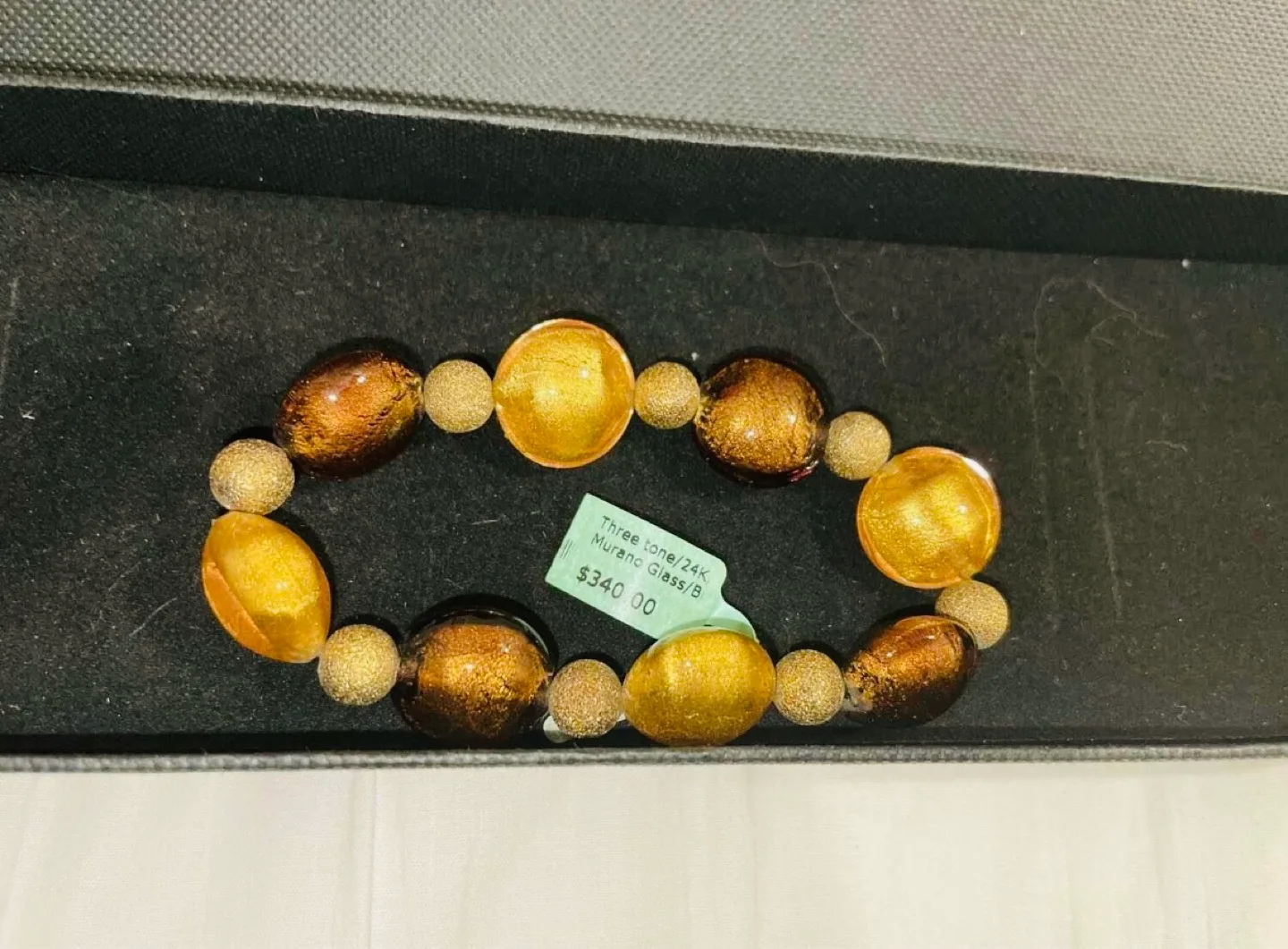 💚 Venetiaurum Murano Glass Bracelet image indicator(2)