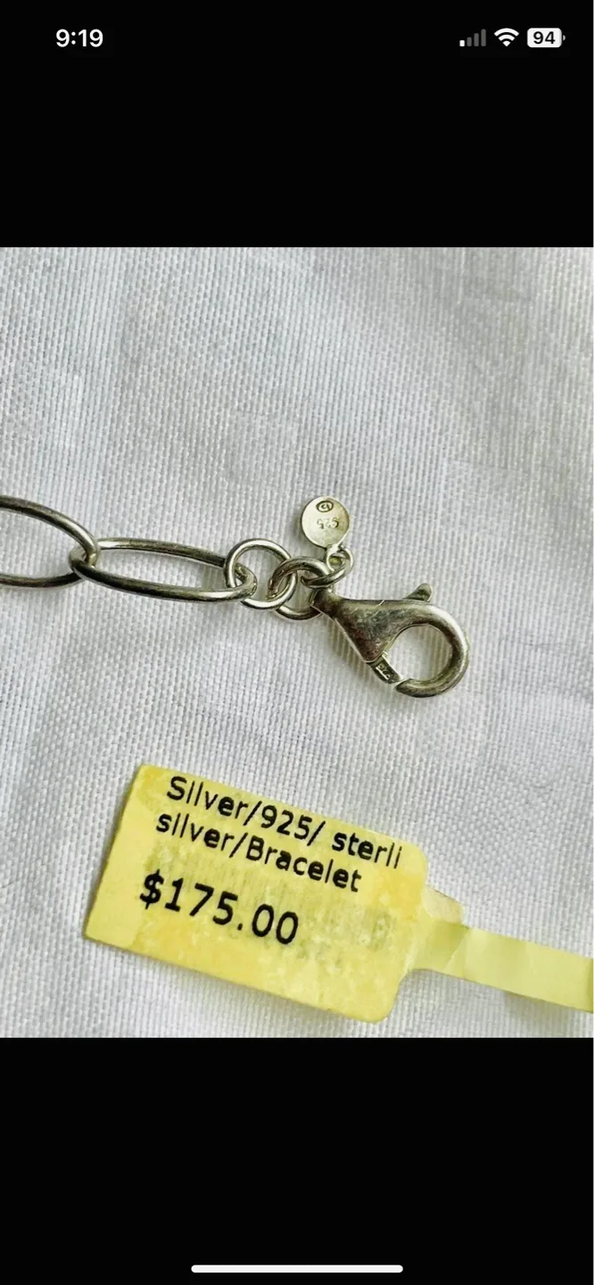 BOMA Sterling Silver Bracelet with light purple amethyst. image indicator(2)