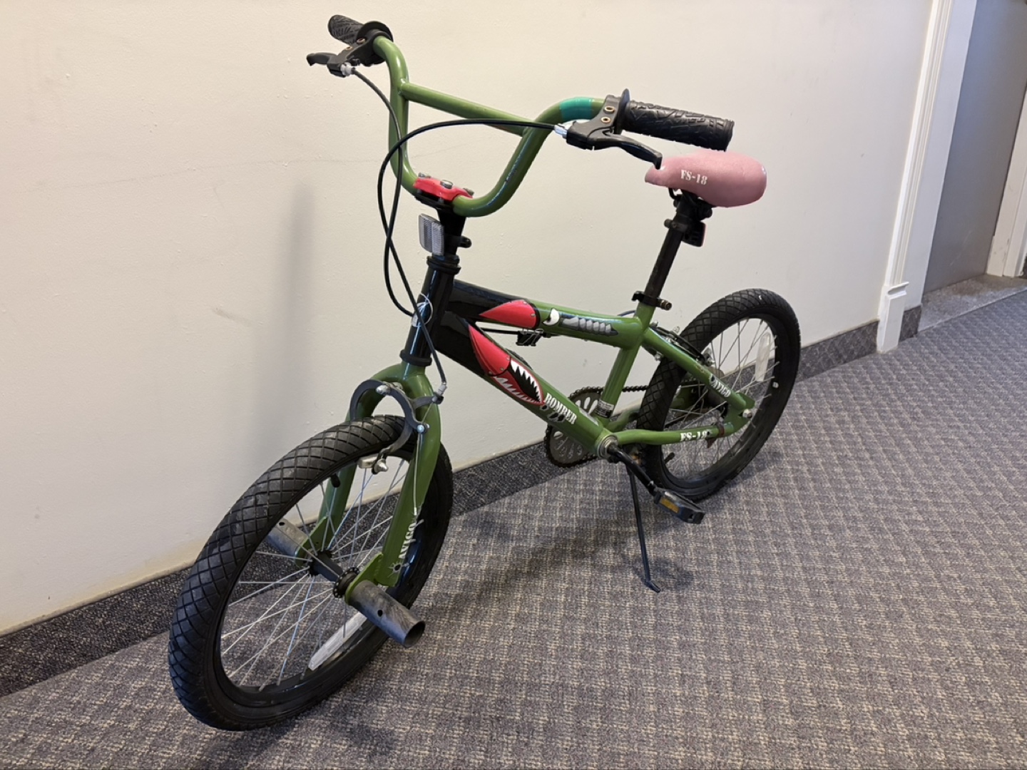 Kids' 20-inch Magna BMX Bike - Green - photo 2
