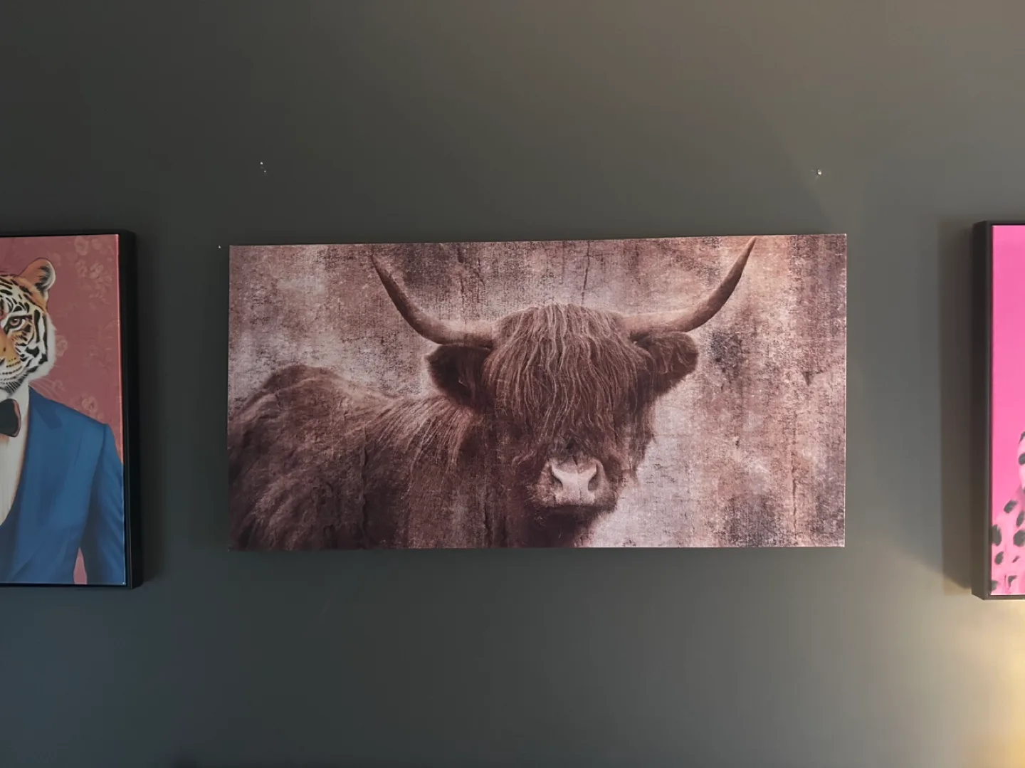 Highland Cow Canvas Wall Art image indicator(2)