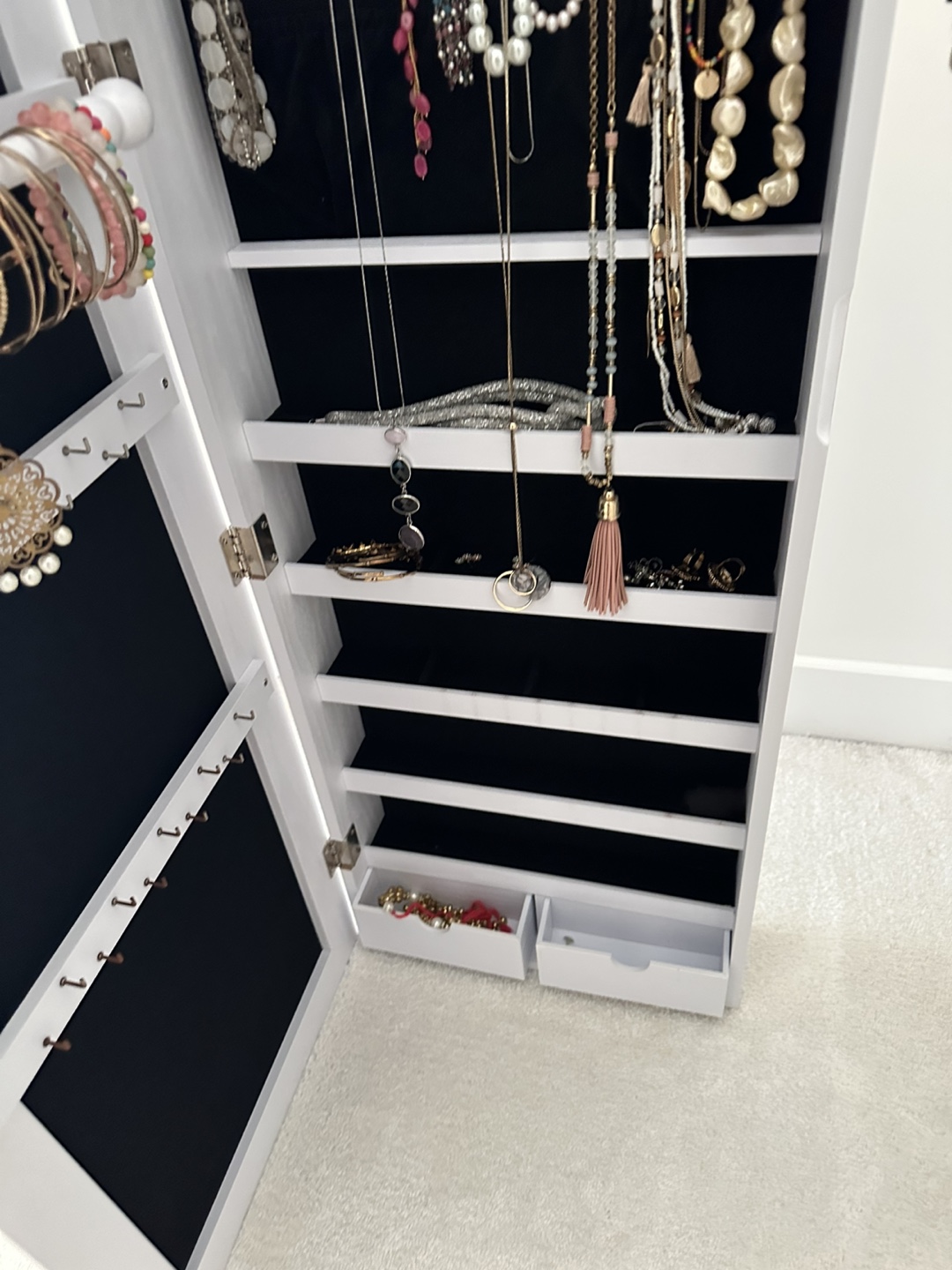 Mirror with Jewelry cabinet, Full length mirror - photo 3