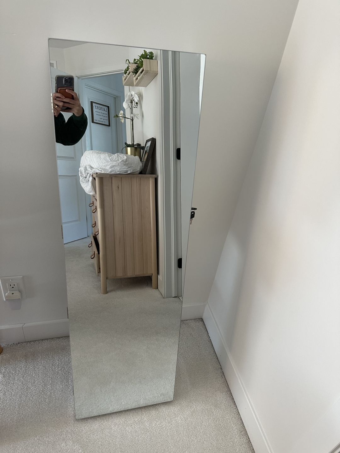 Mirror with Jewelry cabinet, Full length mirror - photo 2