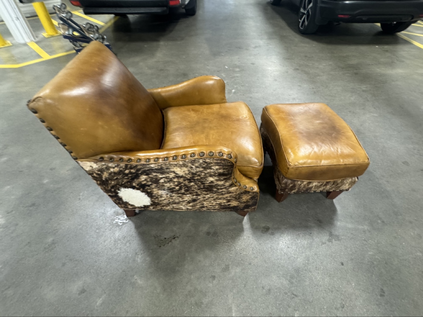 Free delivery arm chair leather - photo 3