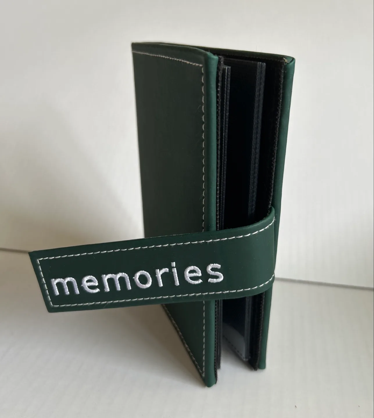 Dark Green Photo Album with 'Memories' Embroidery image indicator(4)