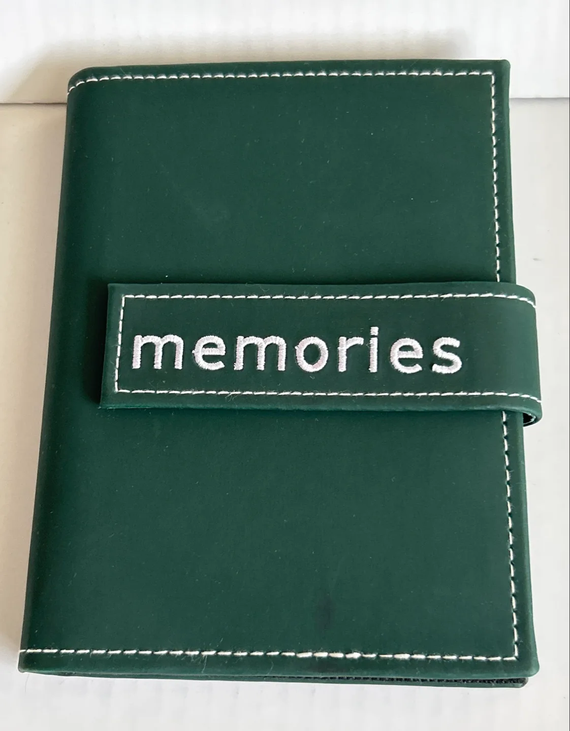 Dark Green Photo Album with 'Memories' Embroidery image indicator(5)