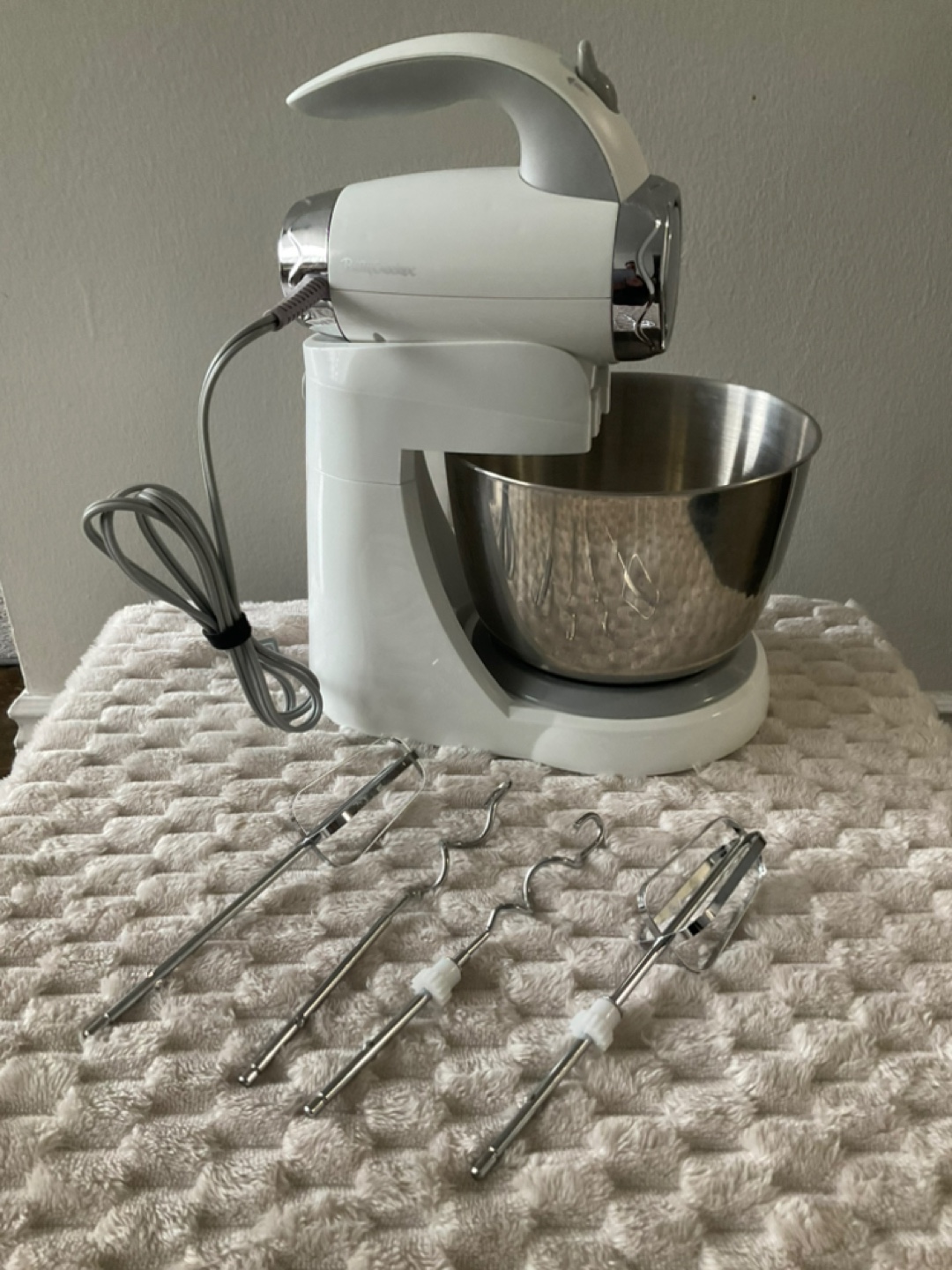 Betty Crocker Electric Stand Mixer with Attachments