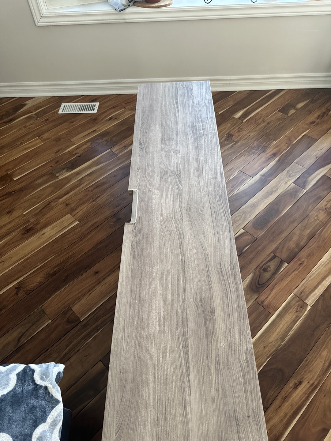 Large TV Stand - Light Brown Woodgrain - photo 2