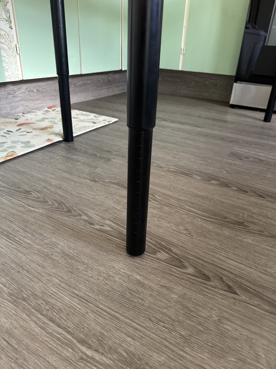 Black Adjustable Height Table - photo 3