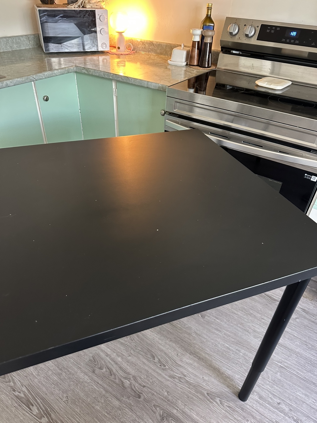 Black Adjustable Height Table - photo 4