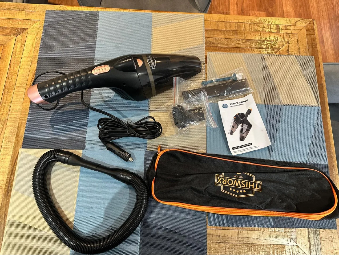 Thisworx Cordless Car Vacuum Cleaner with Attachments image indicator(2)