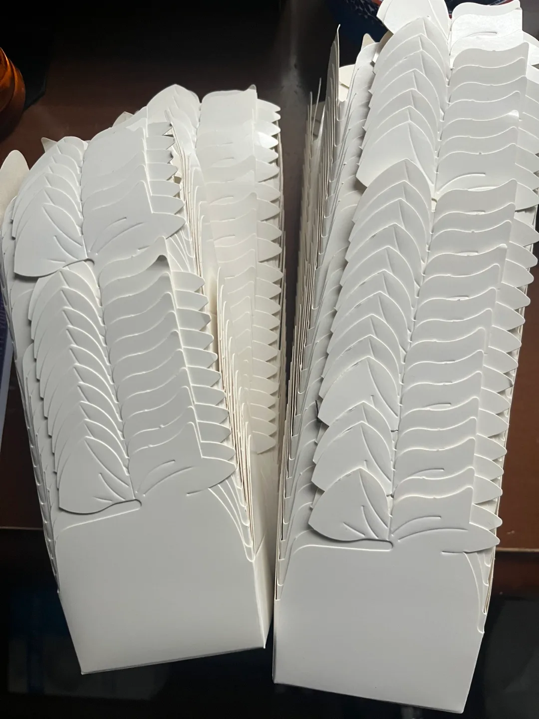 Bulk White Flower Favor Boxes - 90 boxes NEW image indicator(6)