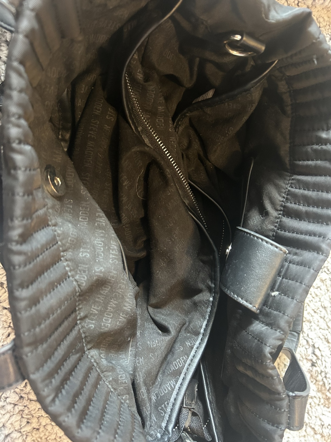 Steve Madden Black Tote Bag - photo 3