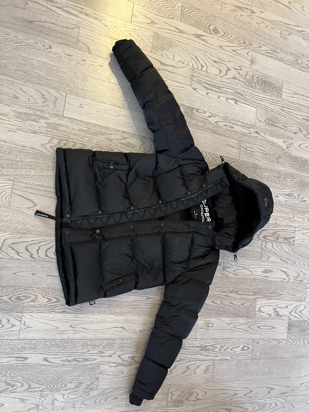 Black super Puff Jacket