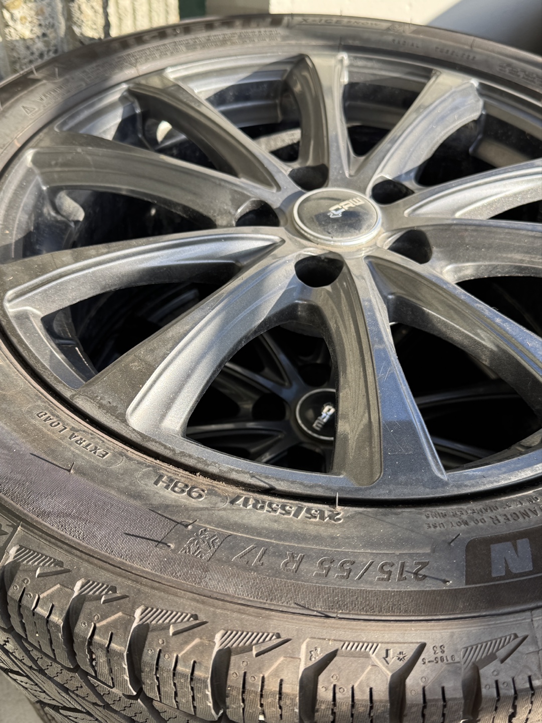 Michelin Winter Tires on 17" Alloy Rims