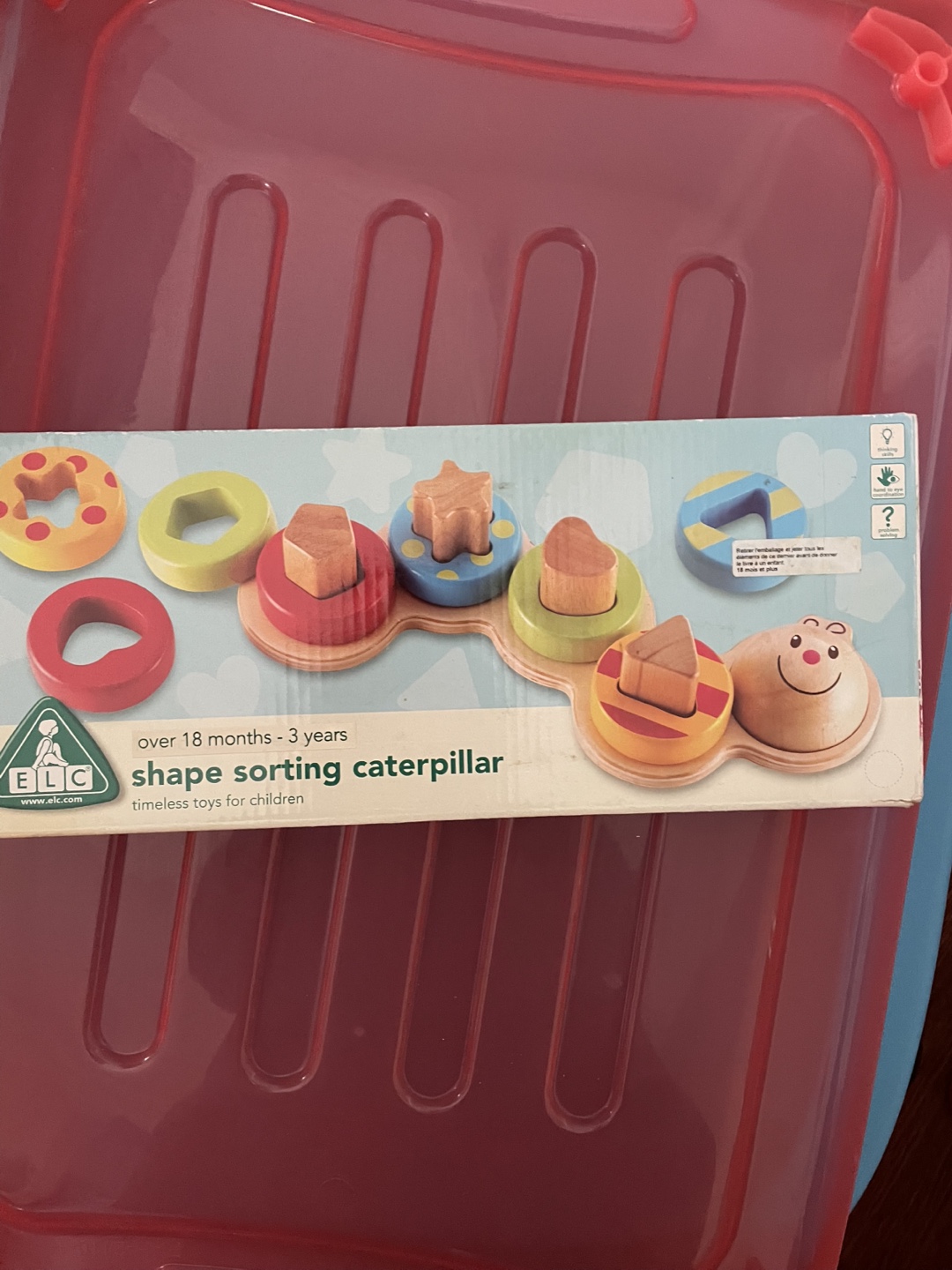 ELC Shape Sorting Caterpillar Toy