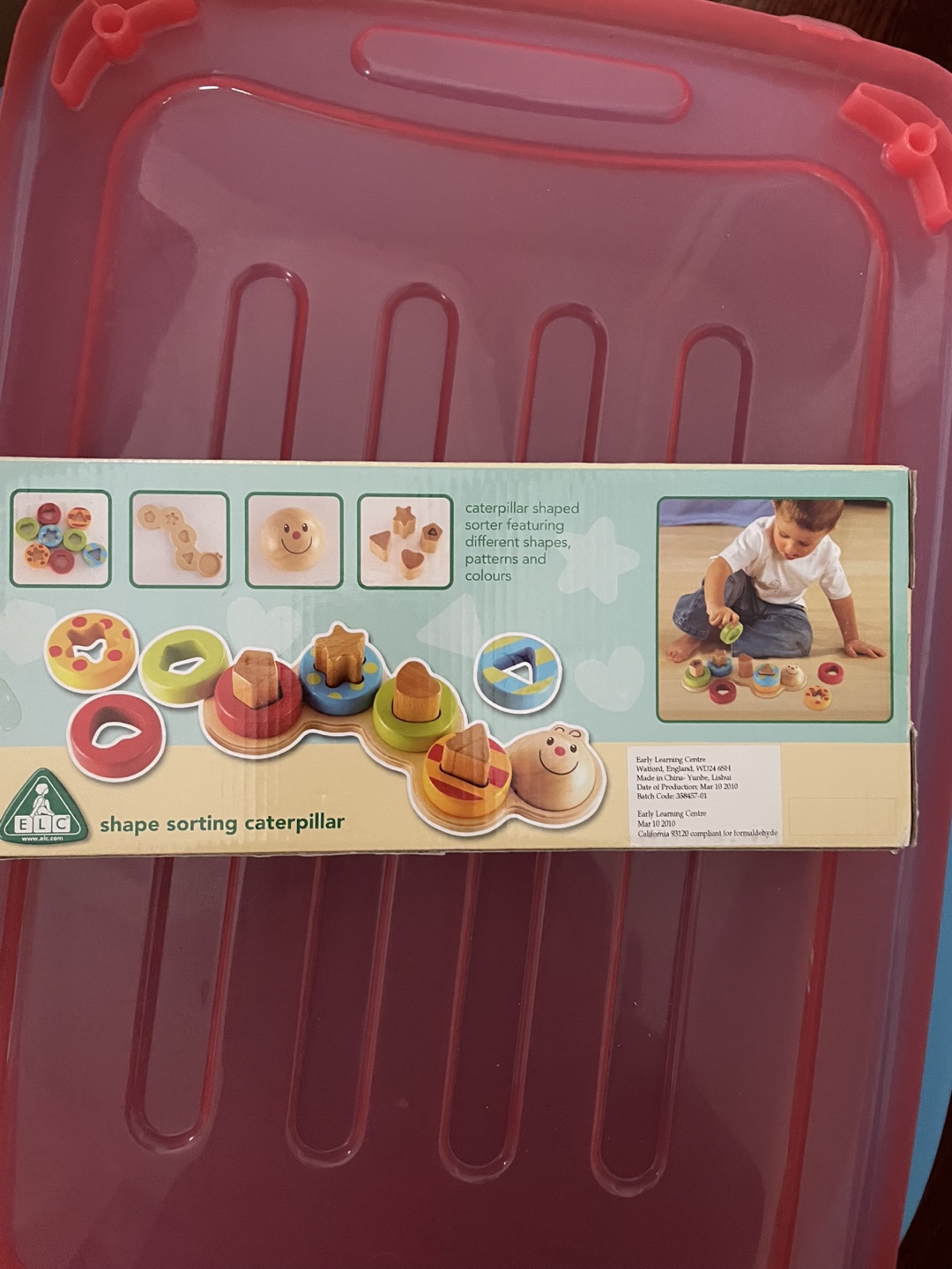 ELC Shape Sorting Caterpillar Toy - photo 2